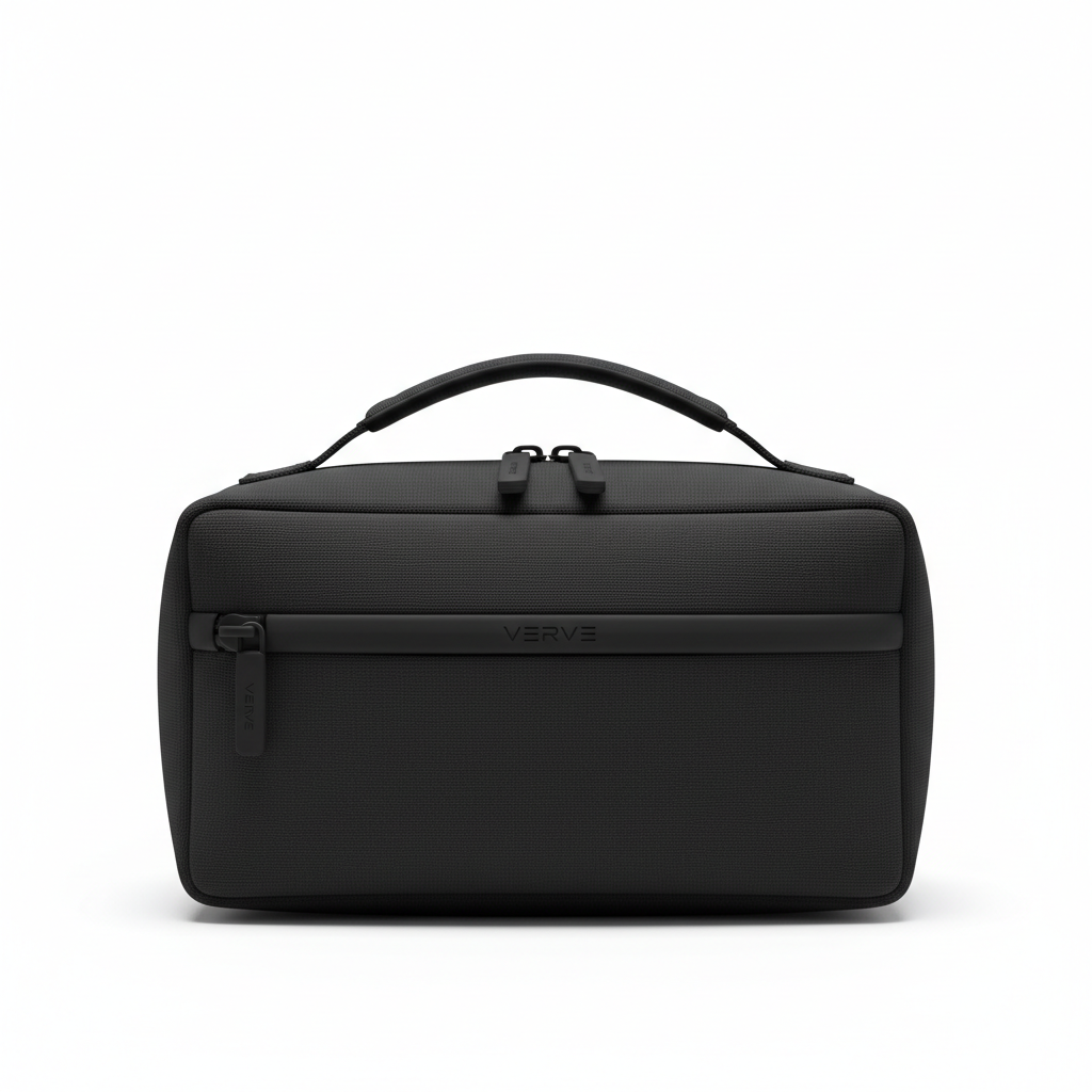 Opus Tech Organizer with Handle Black - front view