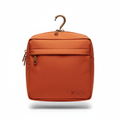 Opus Hanging Wash Bag Terracotta - front view