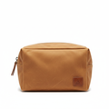 Opus Canvas Wash Bag Camel - front view
