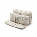 Opus Flat Lay Wash Bag Stone White - open flat view